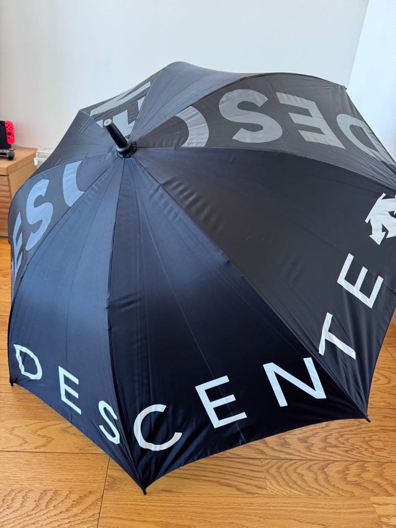 DESCENTE 日傘 ブラック 晴雨兼用