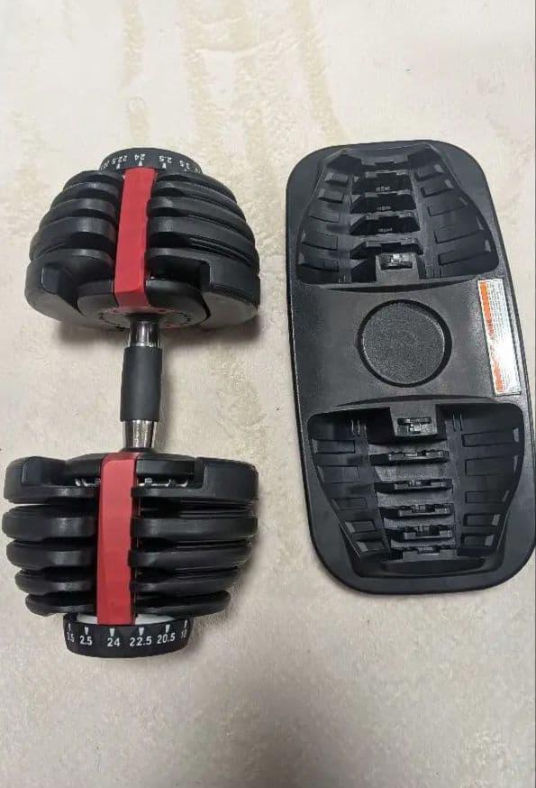 片方だけでも、セットでもok！ 可変式ダンベル 最大24kg　No.1