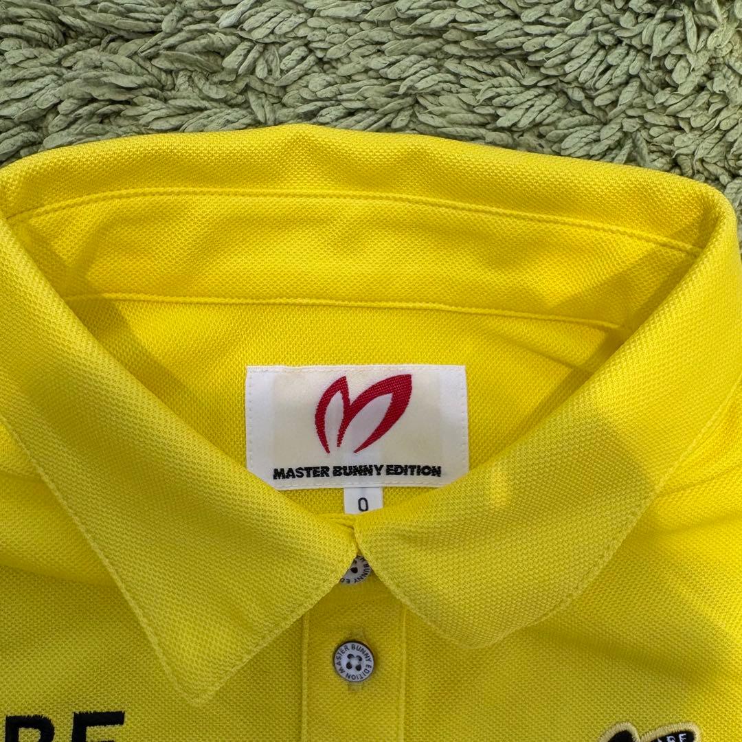美品 マスターバニーエディション 半袖ポロシャツ tシャツ 黄色 サイズ0