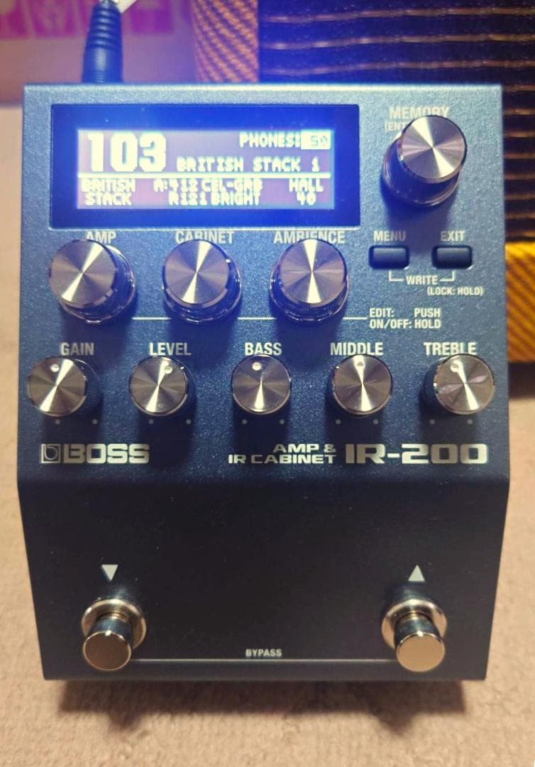 【美品】BOSS IR-200 アンプシミュレーター IRローダー