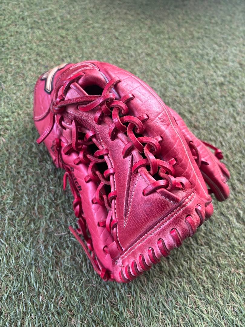 Mizuno 赤 軟式グローブ
