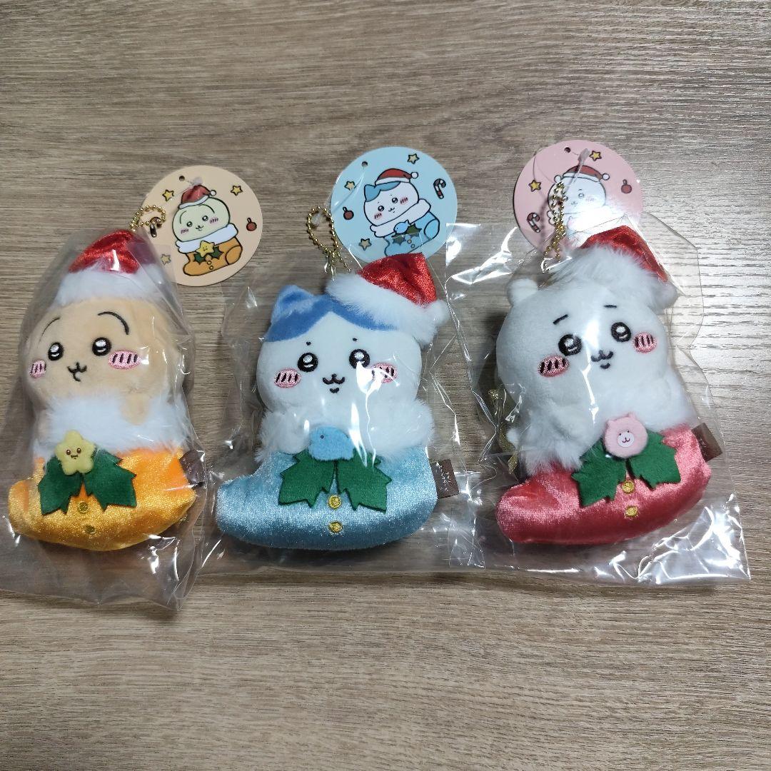 ちいかわ クリスマス オーナメントにもなるマスコット 3体セット