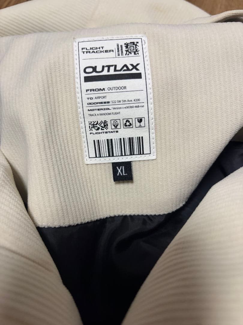 OUTLAX スノーボードウェア　コーデュロイ セットアップ