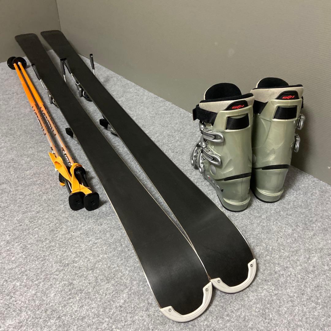 ★メンテナンス済　大人スキーセット　板152cm ブーツ24~24.5cm