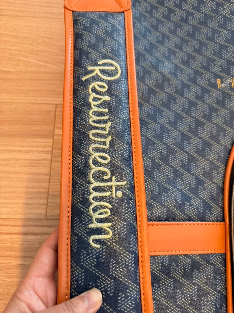 レザレクション　ゴルフバッグ　ネイビー