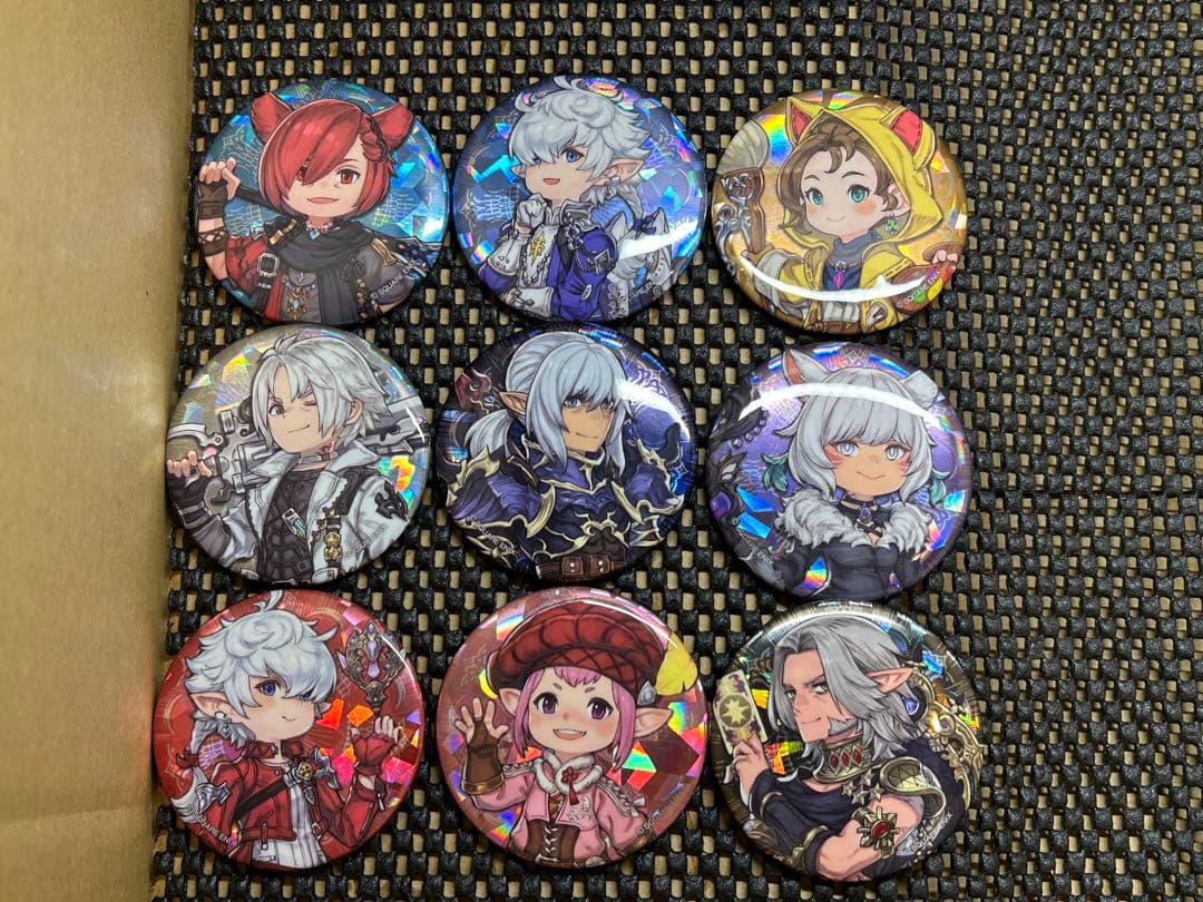 ＊コンプリート＊ファイナルファンタジーXIV ff14 缶バッジ