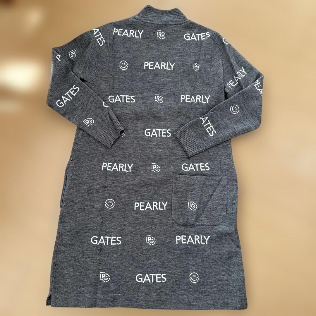 PEARLY GATES ロゴ入りタートルネックワンピース サイズ0