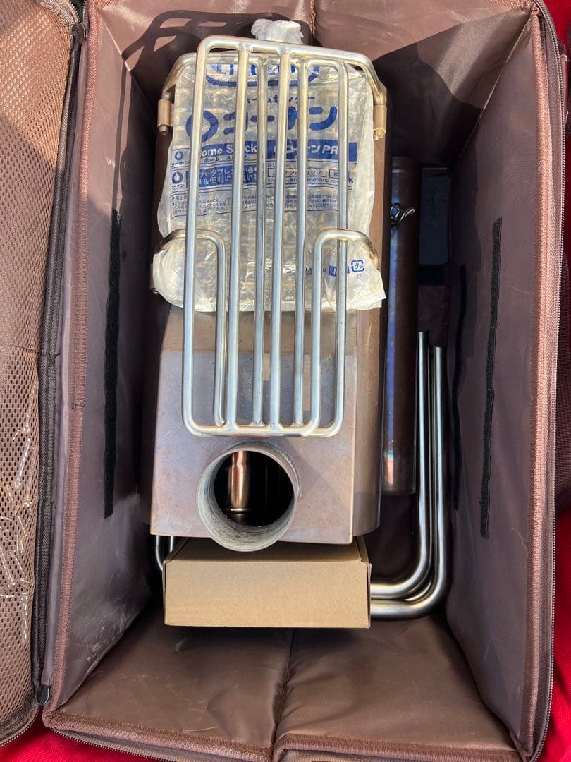 G-Stove薪ストーブ(延長脚・ダンパー付き)前面ガラス新品交換済み