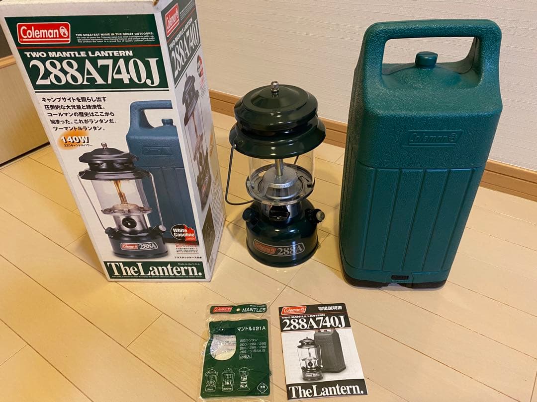 Coleman 288A 740Jランタン　ケース付き　マントル付き