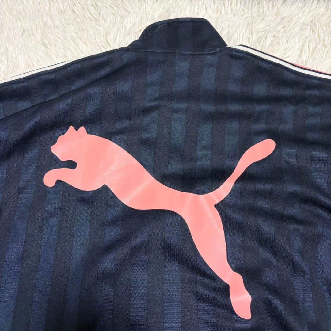 PUMA ジャージ上下セット ネイビー/ピンク　プージャー　Y2K 平成
