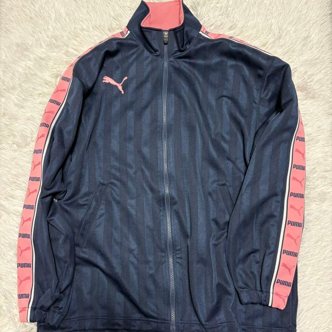 PUMA ジャージ上下セット ネイビー/ピンク　プージャー　Y2K 平成