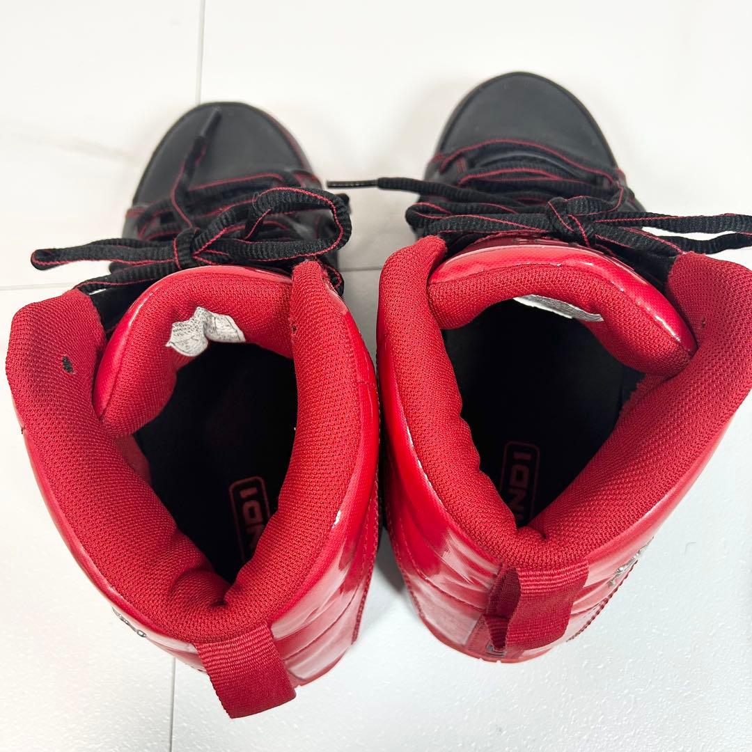 希少❗️AND1 バスケットボールシューズ　赤　ASSAULT MID 24cm