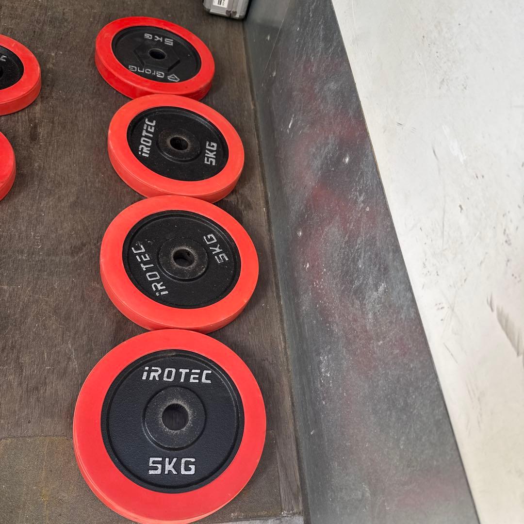 Grong iROTECダンベルプレート4枚セット5kg4枚