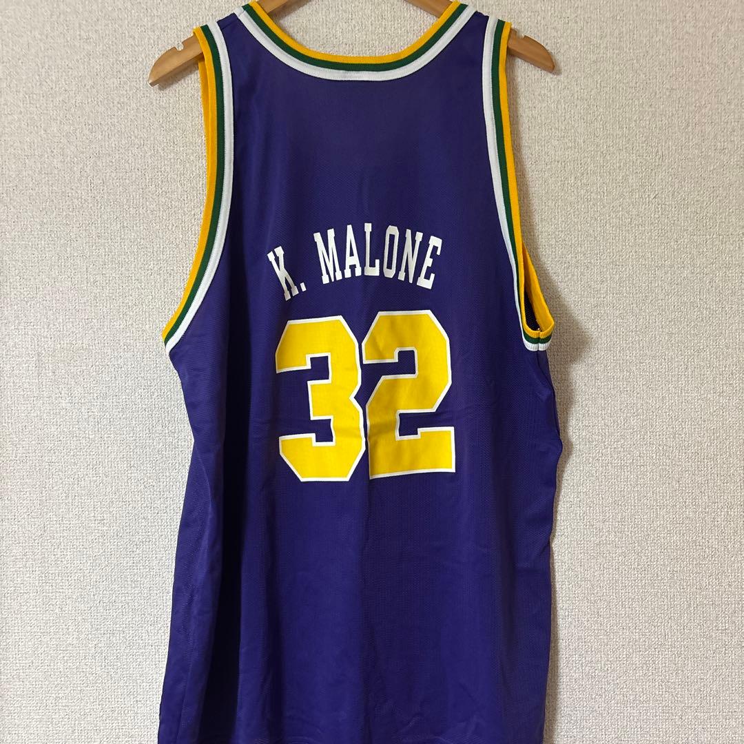 90s champion NBAユタジャズ カールマローン バスケ ユニフォーム