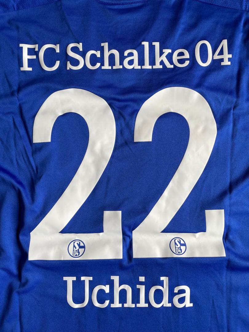 FCシャルケ04 内田篤人　12-14  長袖ユニフォーム　サイズＯ