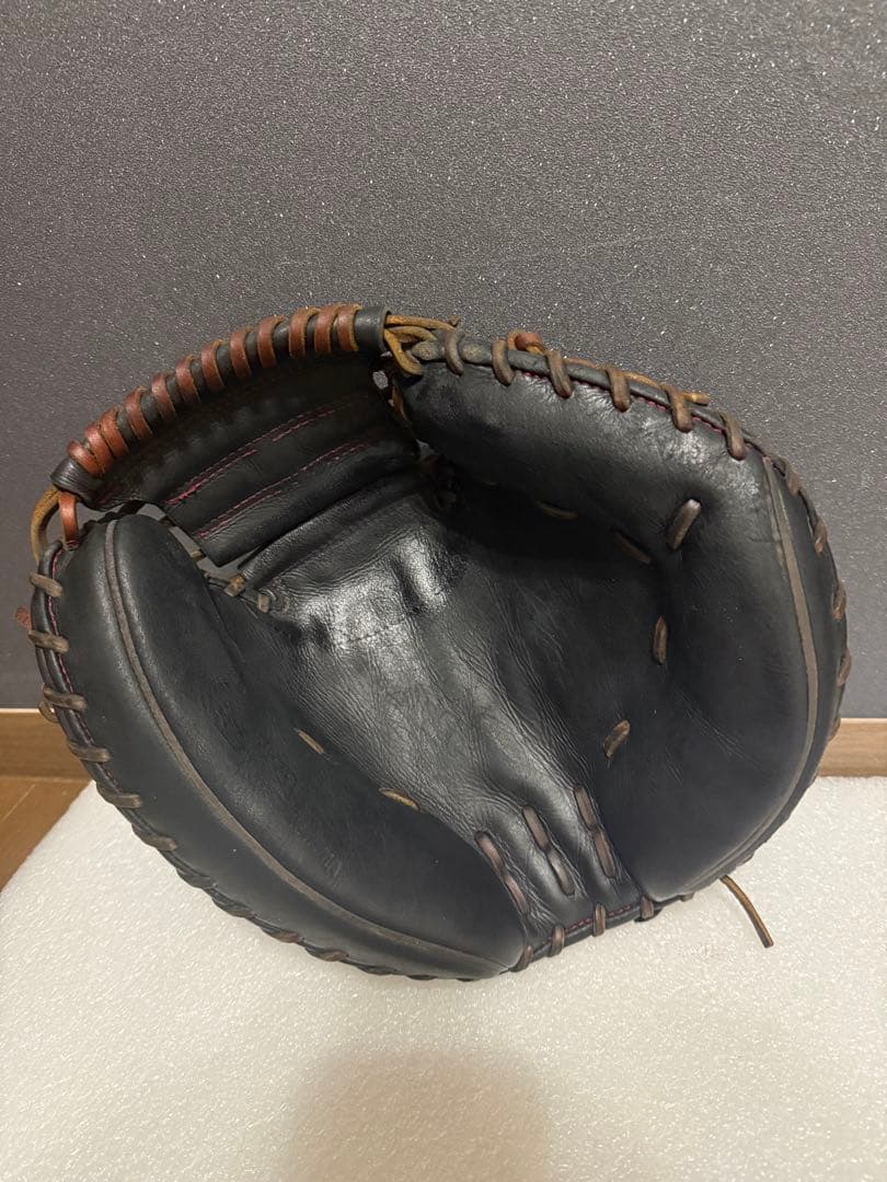 ★美品★即戦力★ ハタケヤマ 一般硬式用 キャッチャーミット 人気 良型 状態◎