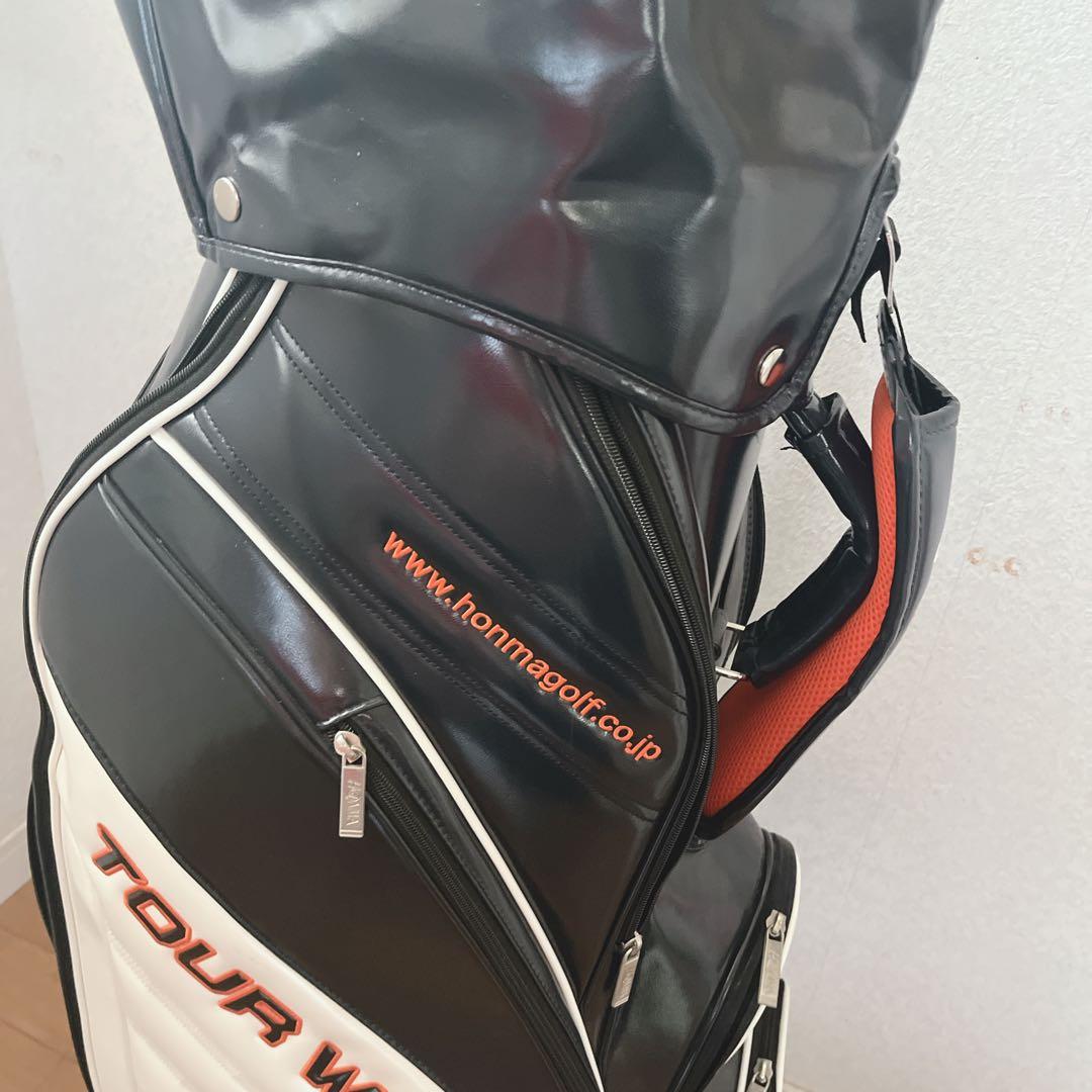 K077 ほぼ新品！ HONMA tour world キャディバッグ