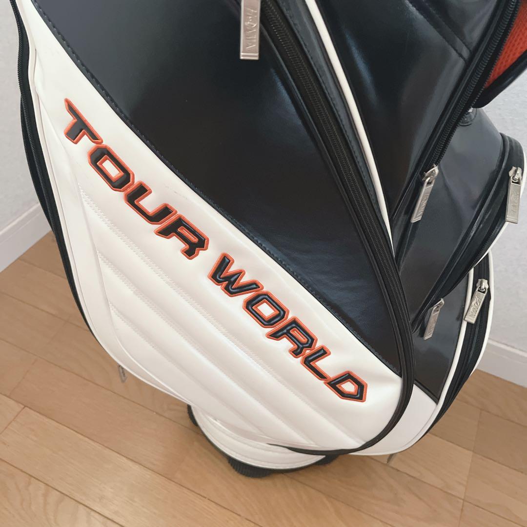 K077 ほぼ新品！ HONMA tour world キャディバッグ