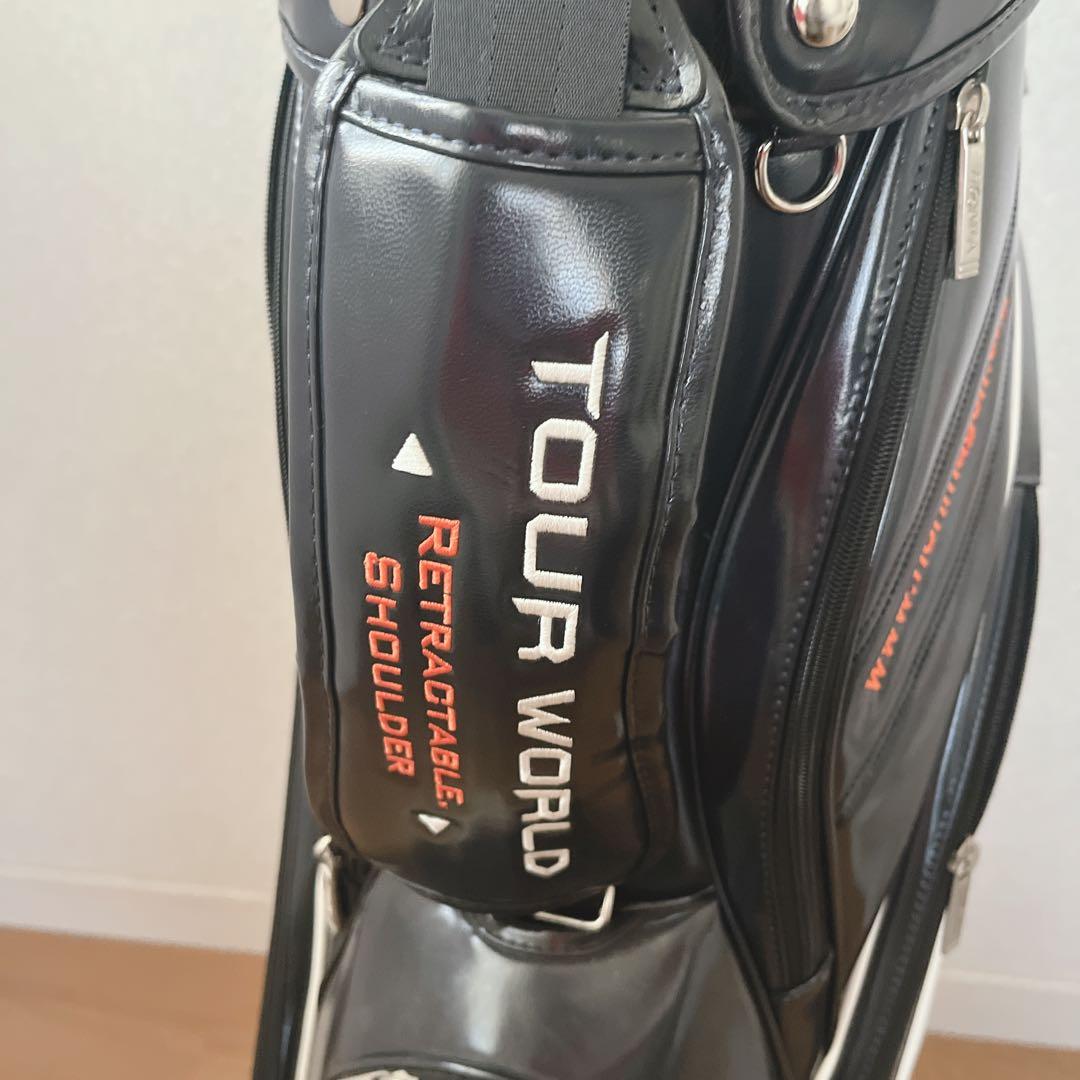 K077 ほぼ新品！ HONMA tour world キャディバッグ