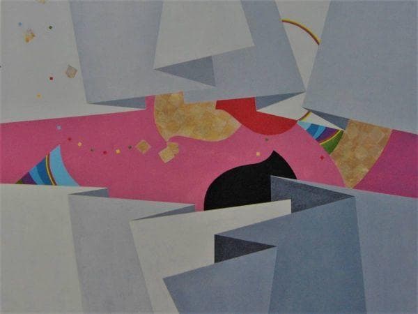 横前裕子、『玉鬘』、希少画集より、状態良好、新品木製額・額装付