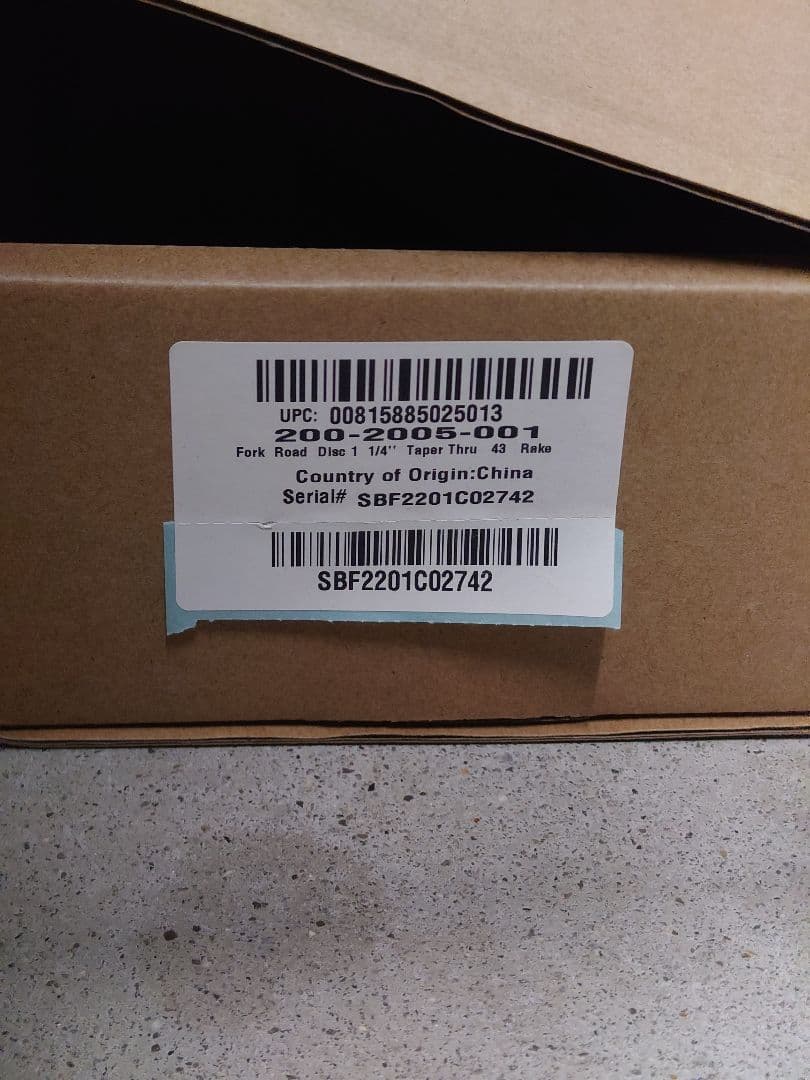 新品未使用 ENVE エンヴィ DISC BRAKE FORK ディスクフォーク