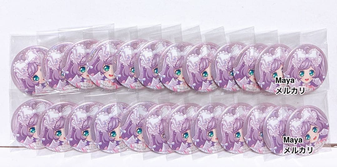 プリパラ　LAFARY　丸型缶バッジ　らぁらセット