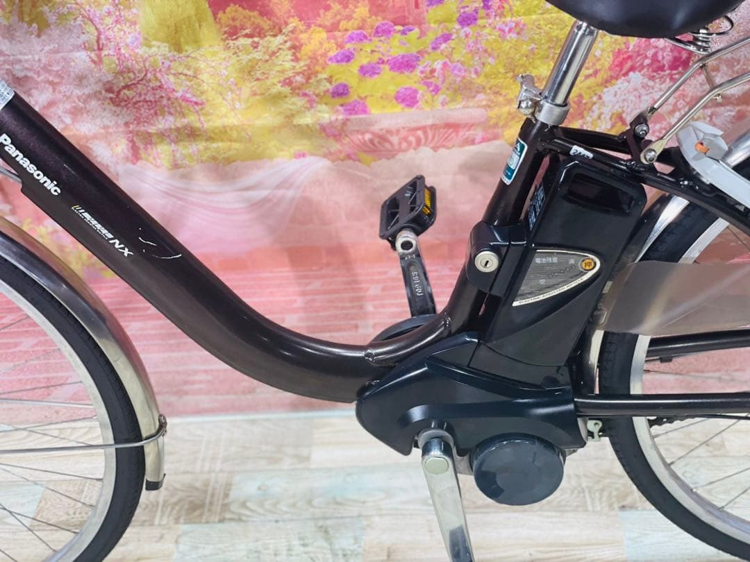 K2447 電動自転車パナソニック ママチャリ 26インチ 送料無料