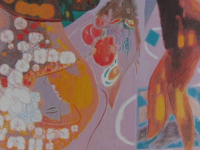 江村正光、【コスモ・再びイカルス】、希少な大判額装用画集より、美品、日本人画家