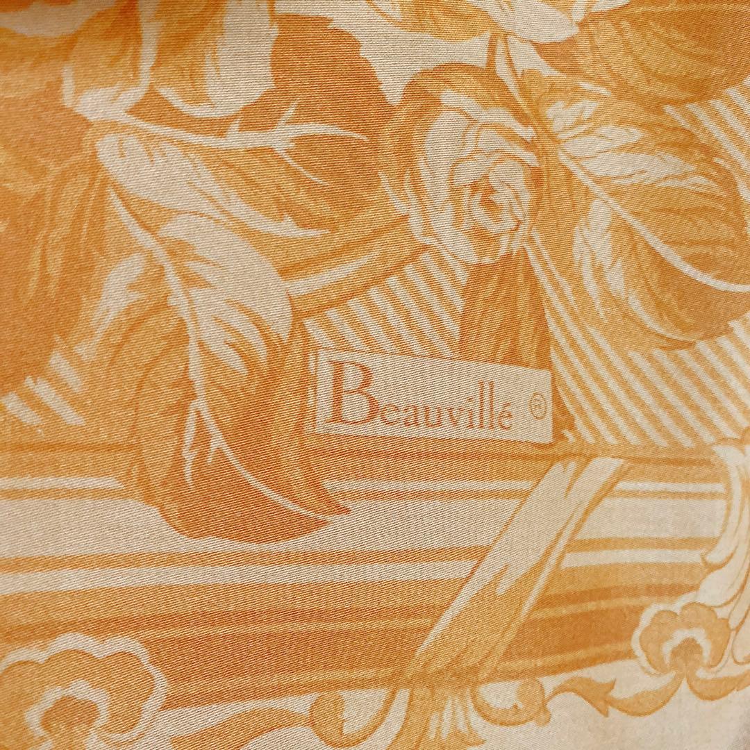 《美品》ボーヴィレ beauville 大判テーブルクロス マルチクロス