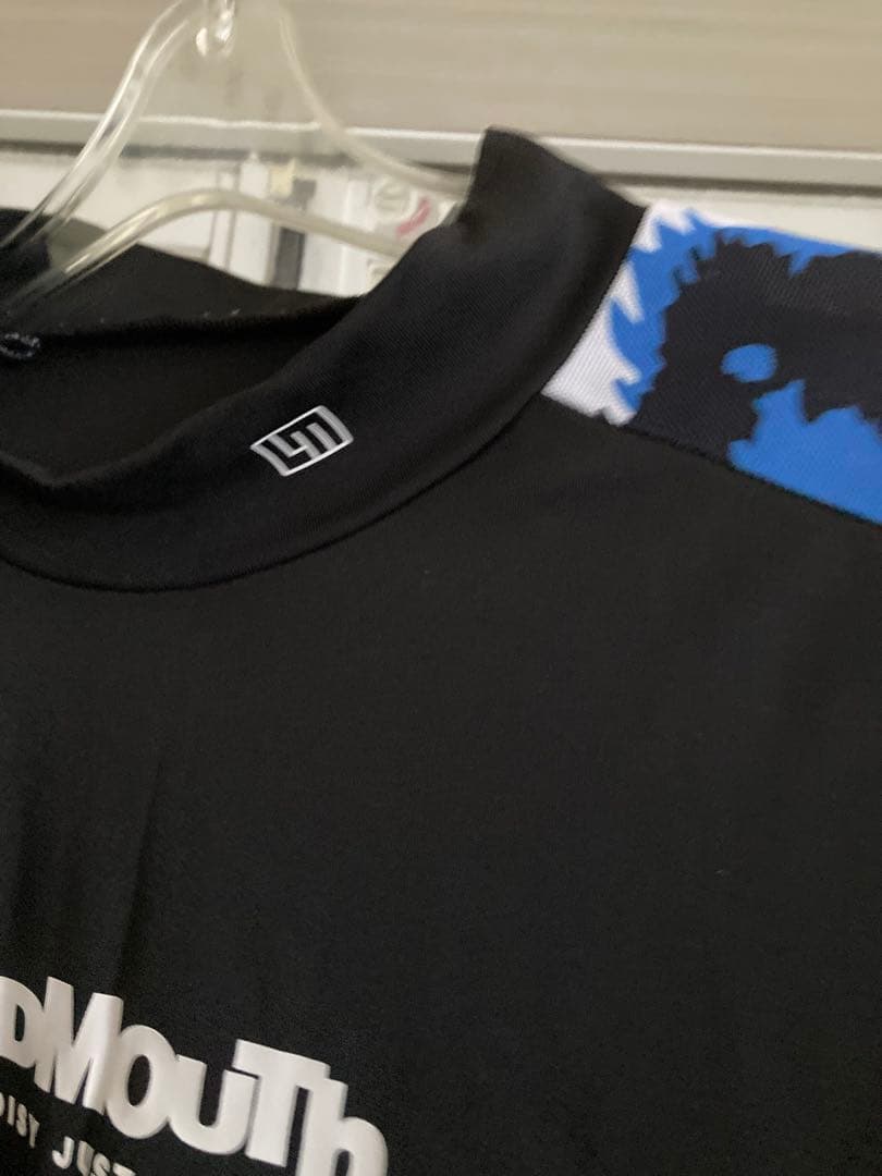 LOUD MOUTH ラウドマウス 半袖モックネックTシャツ メンズLサイズ