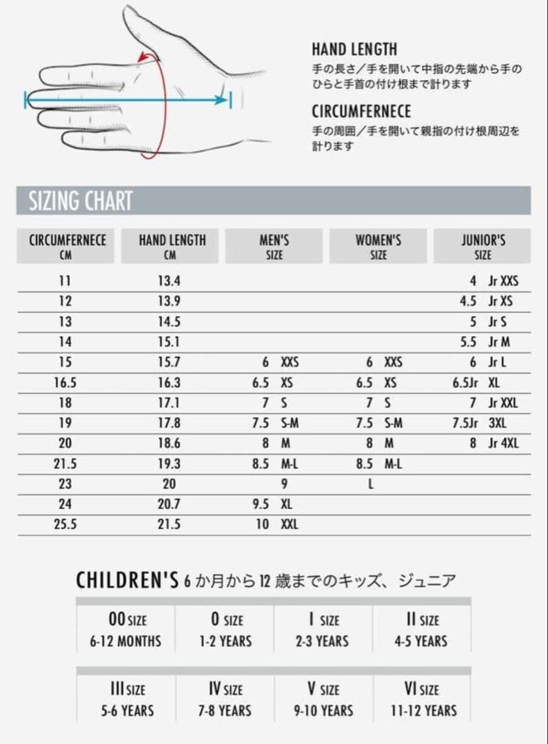 レベル LEVEL Rexford 5FINGER 9インチ L 未使用
