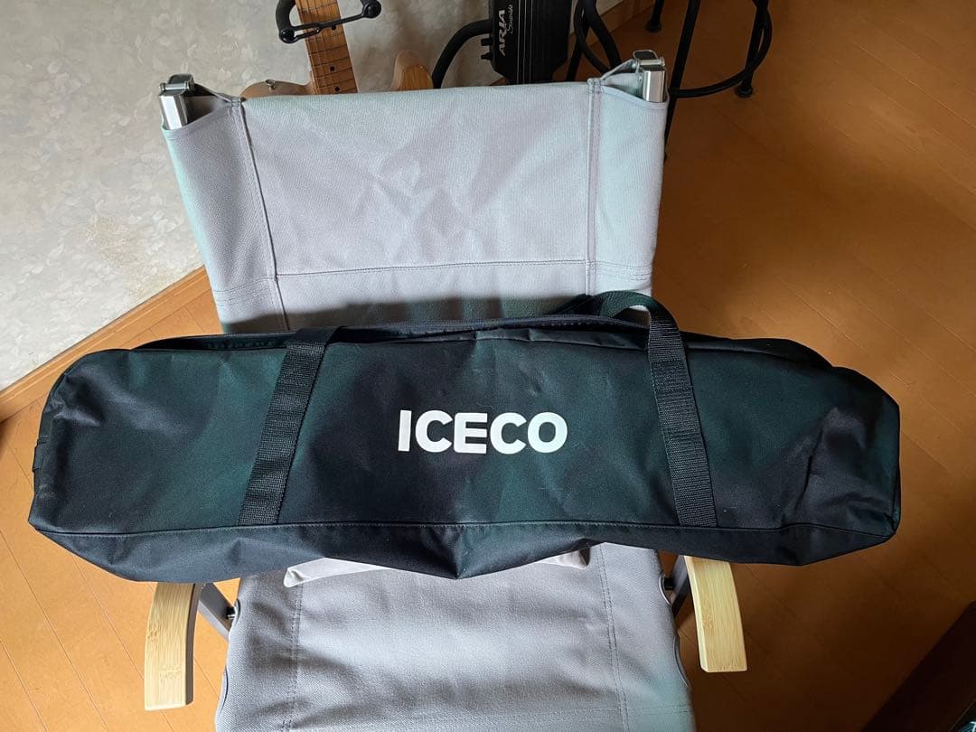 (美品)ICECO ハイバックローチェアー　+ピロー　折りたたみ