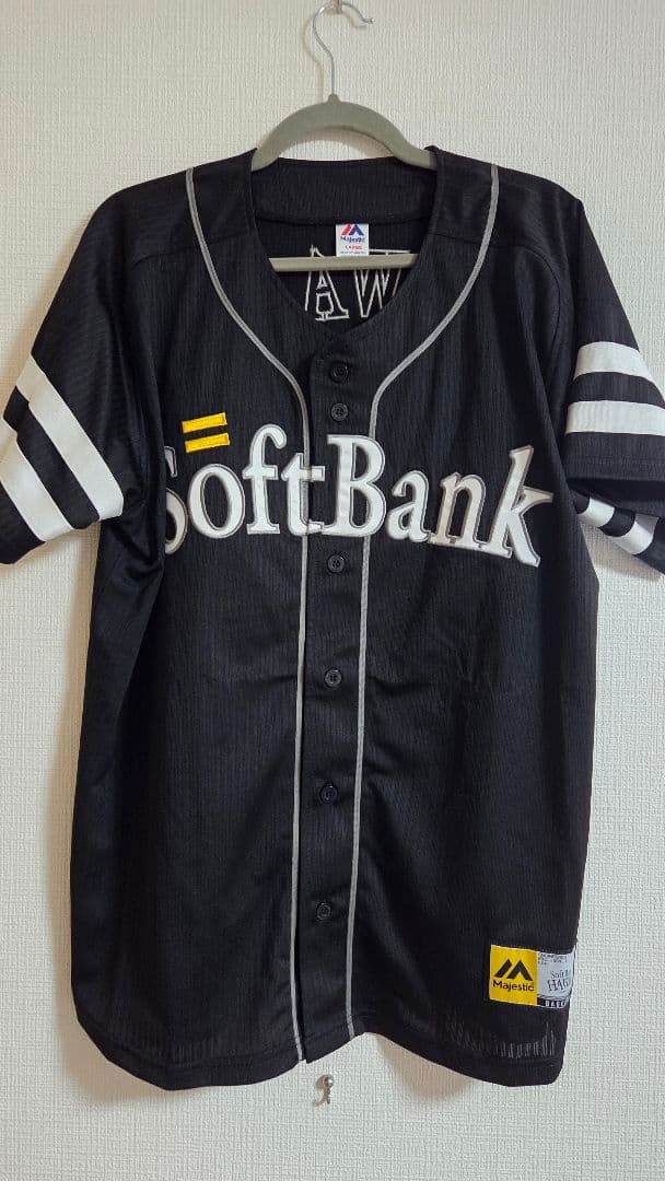 福岡ソフトバンクホークス　レプリカユニフォーム　ビジター　岩井俊介　Lサイズ