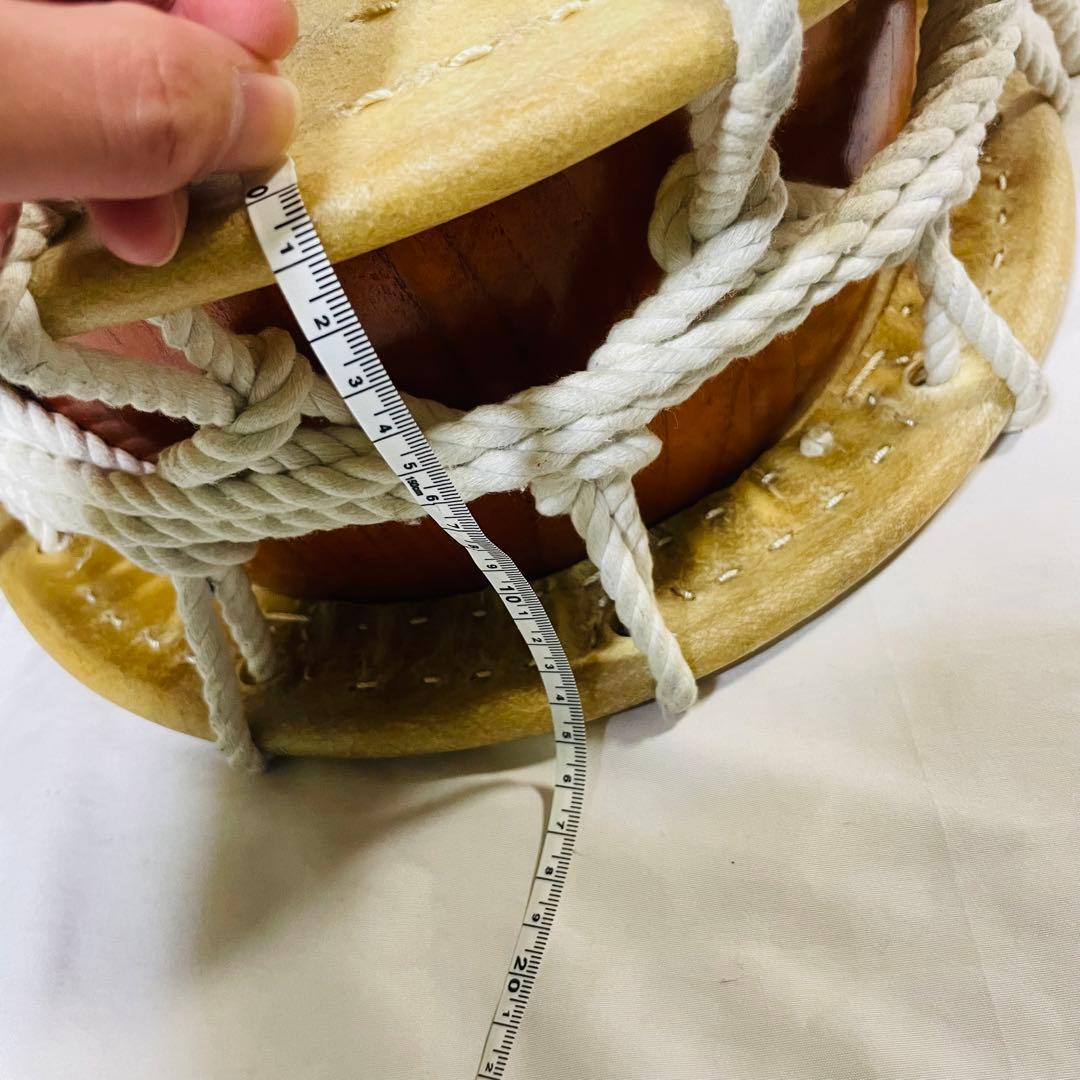 締太鼓　和太鼓 木製 直径約35cm