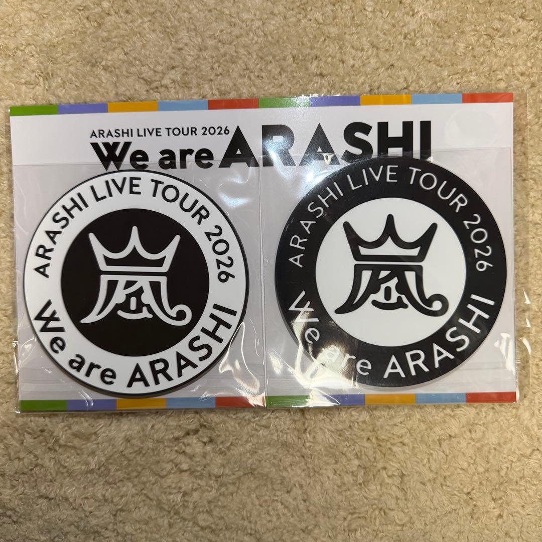 We are ARASHI 2026 ポーチ、PVCコースター 2点セット 嵐