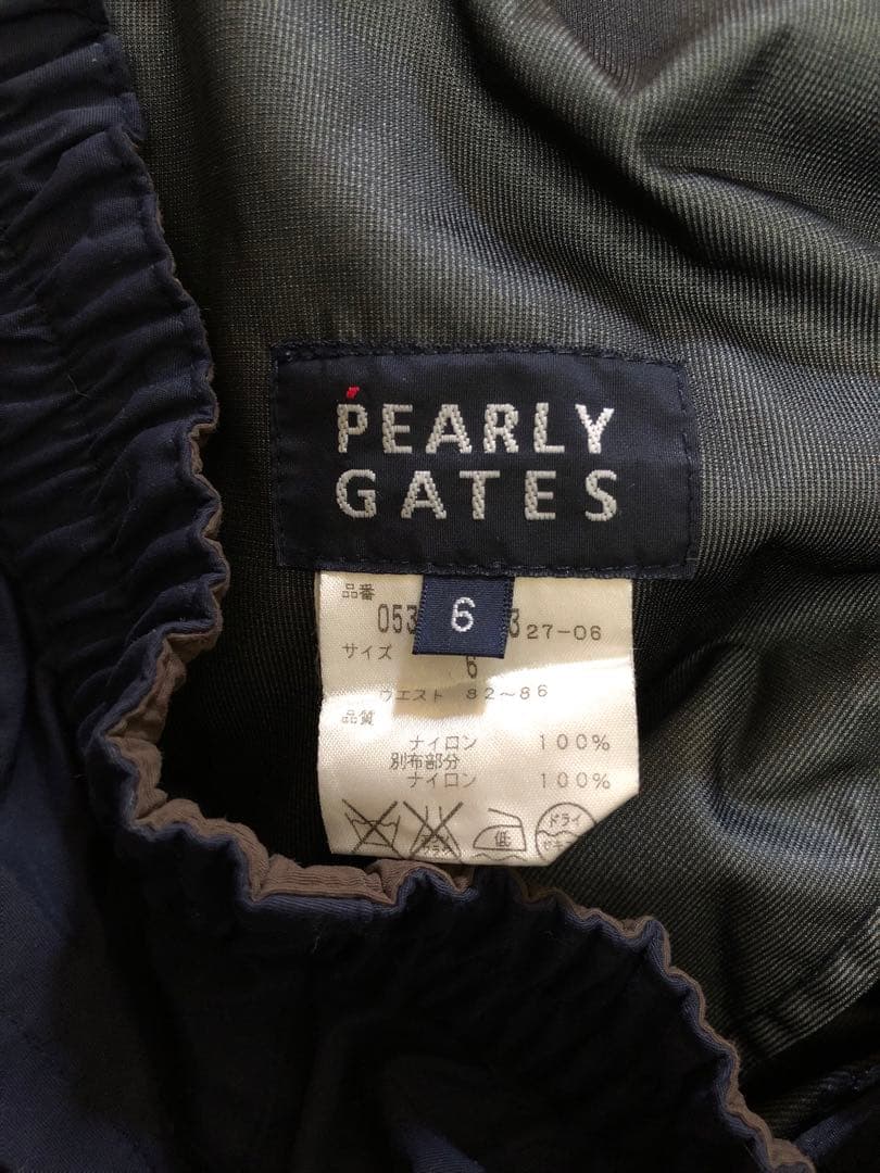 PEARLY GATES ゴルフウェア ナイロン パンツ 6 82〜86