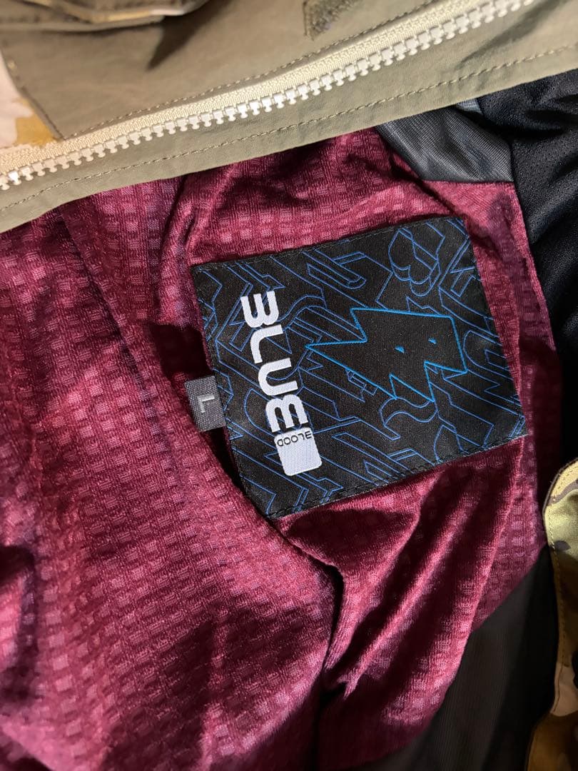 美品　BLUE×Burton スノーボードウェア　上下セット