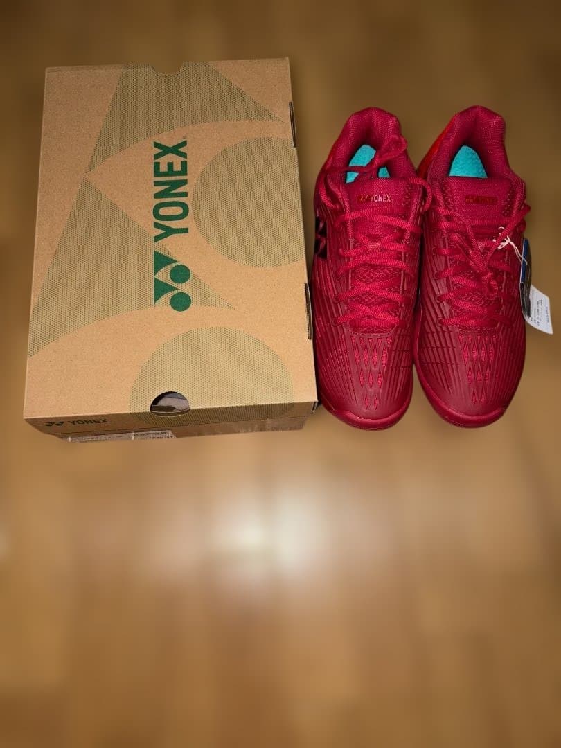 YONEX テニスシューズ SHTE5MGC 28.0cm ルビーレッド