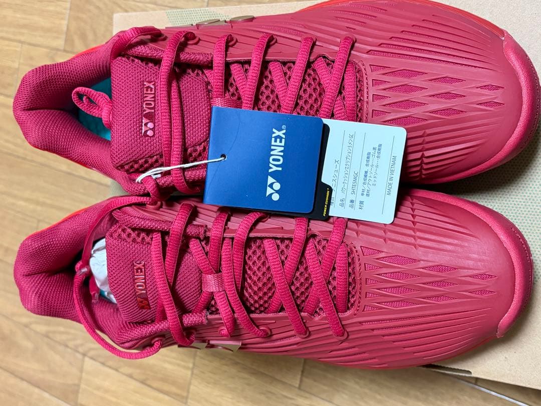YONEX テニスシューズ SHTE5MGC 28.0cm ルビーレッド