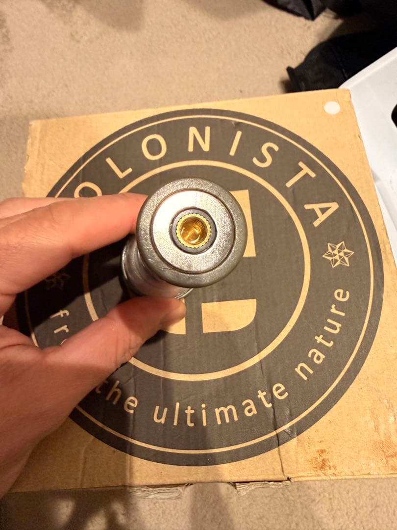 COLONISTA CONPE10 ホワイトLEDランタン カラビナ付き セット