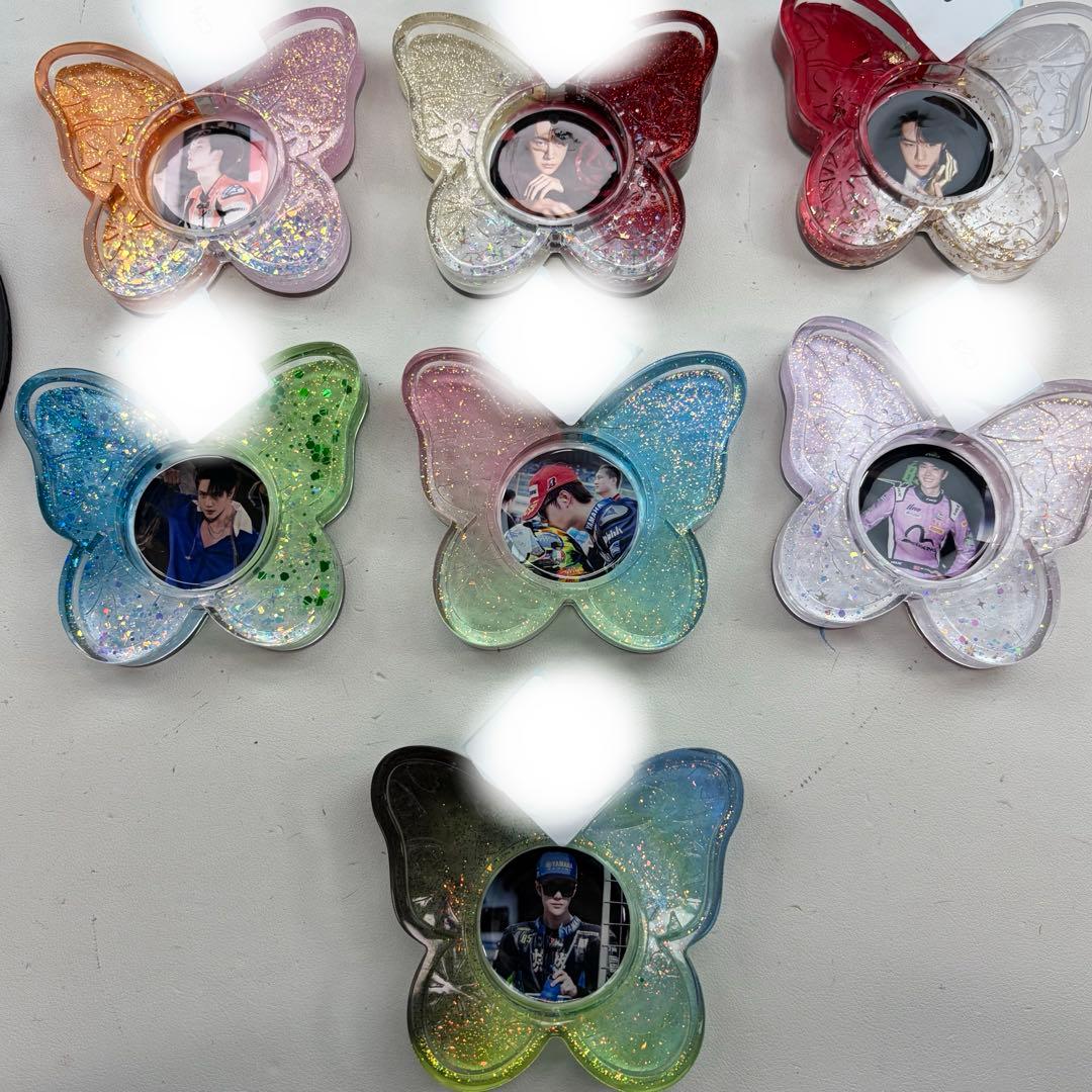 王一博 新しいレジン　の蝶のスタンド　7点セット❣️確認用❣️0405