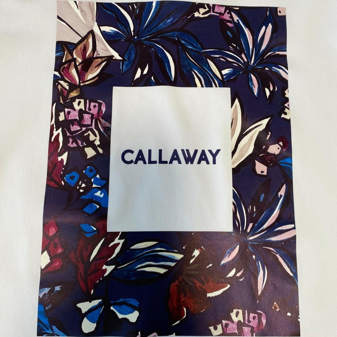 美品！　CALLAWAY イラストフラワー　モックネック　セットアップ　S