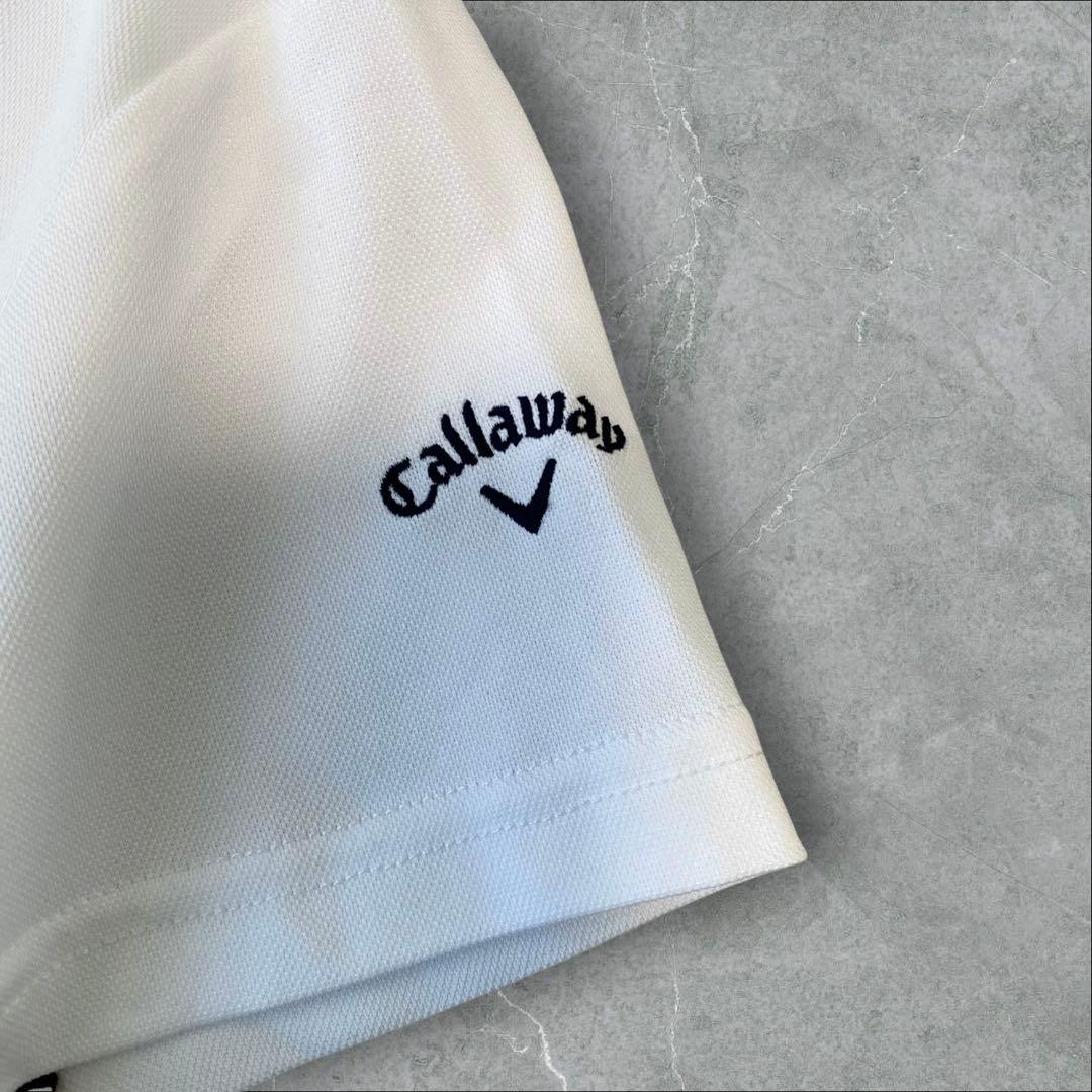 美品！　CALLAWAY イラストフラワー　モックネック　セットアップ　S