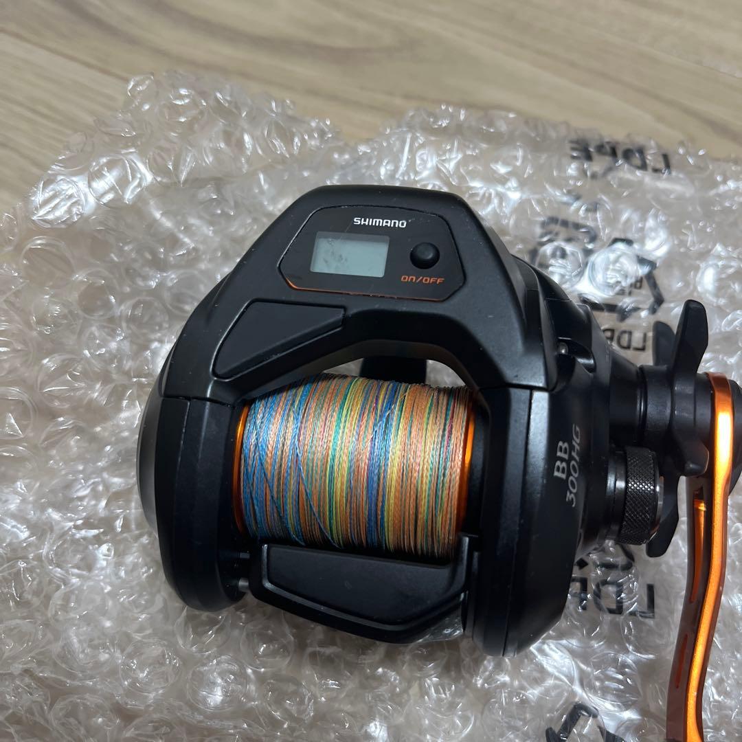 シマノ バルケッタBB 300HG 美品 カウンター付 船用リール