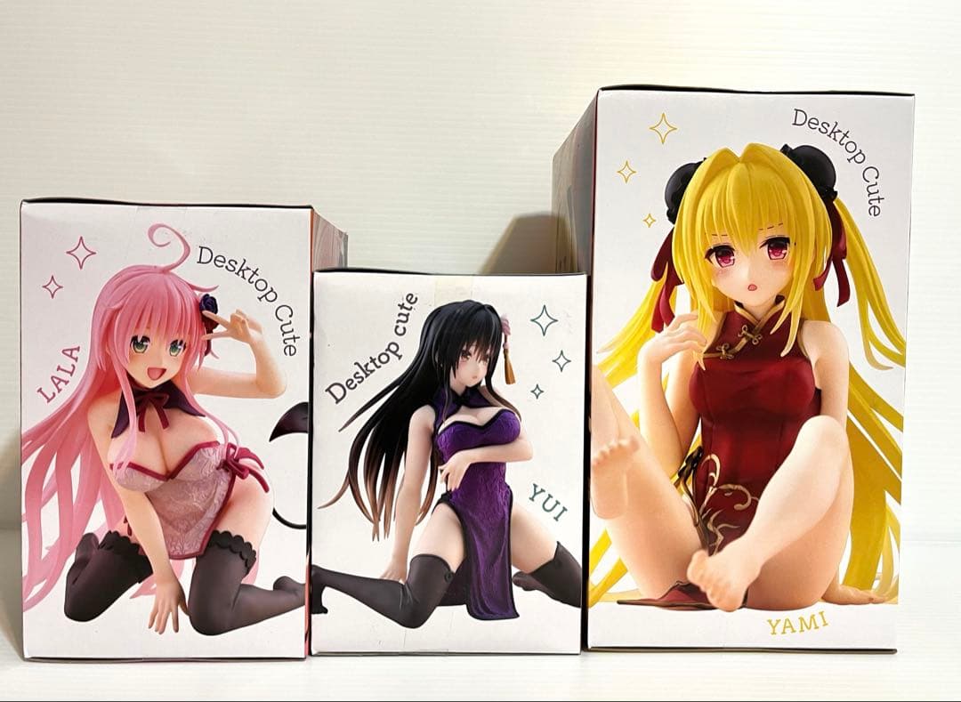 To LOVEるダークネス　Desktop Cute チャイナドレス 3体セット