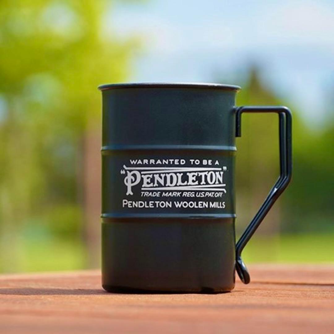 バーベキュー・調理用品 PENDLETON YK103 Mini Drum Mug Brack/Navy