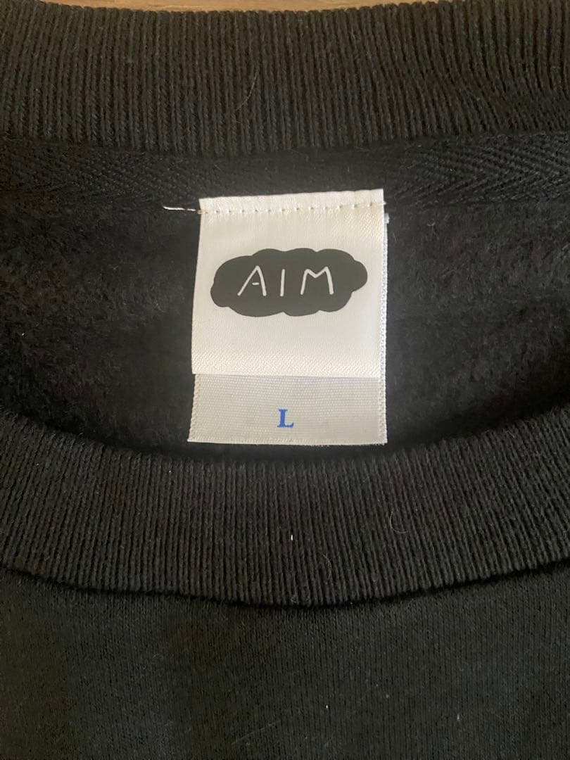 AIM 黒 スウェット Lサイズ　あいみょん