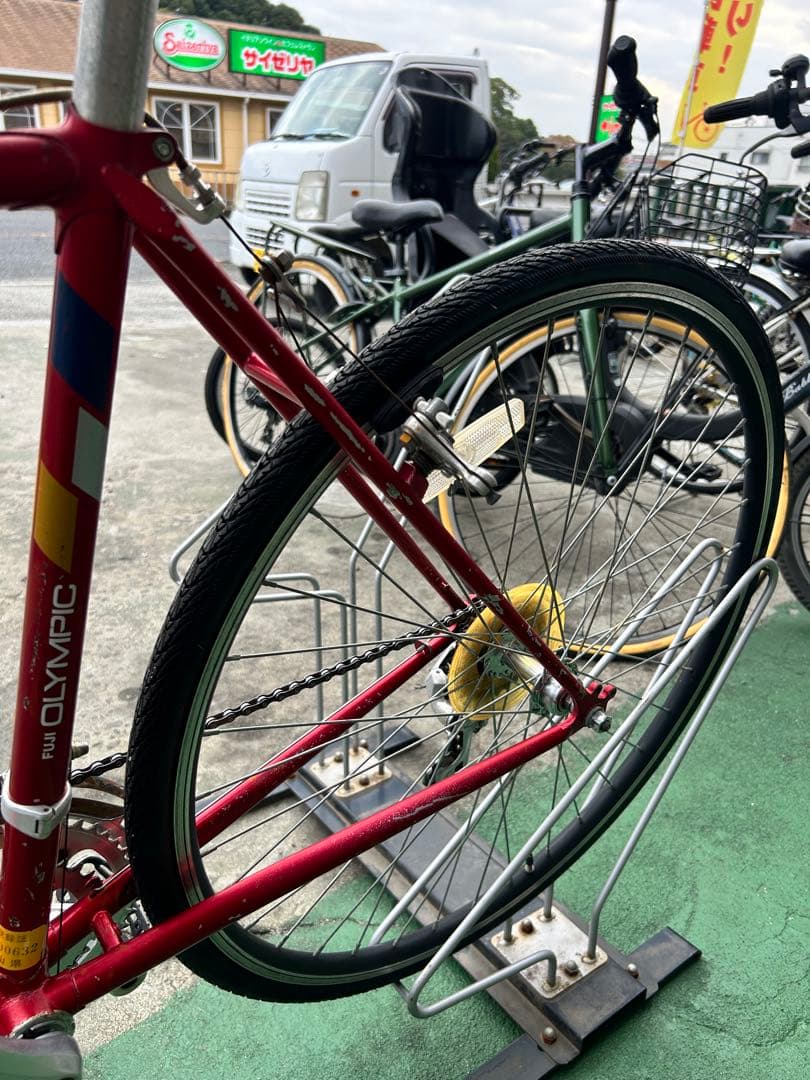 No.564 レトロFUJI OLYMPIC クロモリロード整備済み18速
