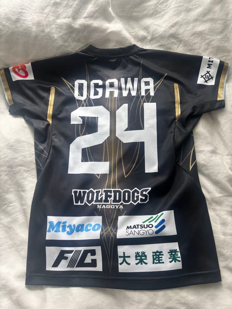 ウルフドッグス名古屋 小川智大選手 24 オーセンティックユニフォーム