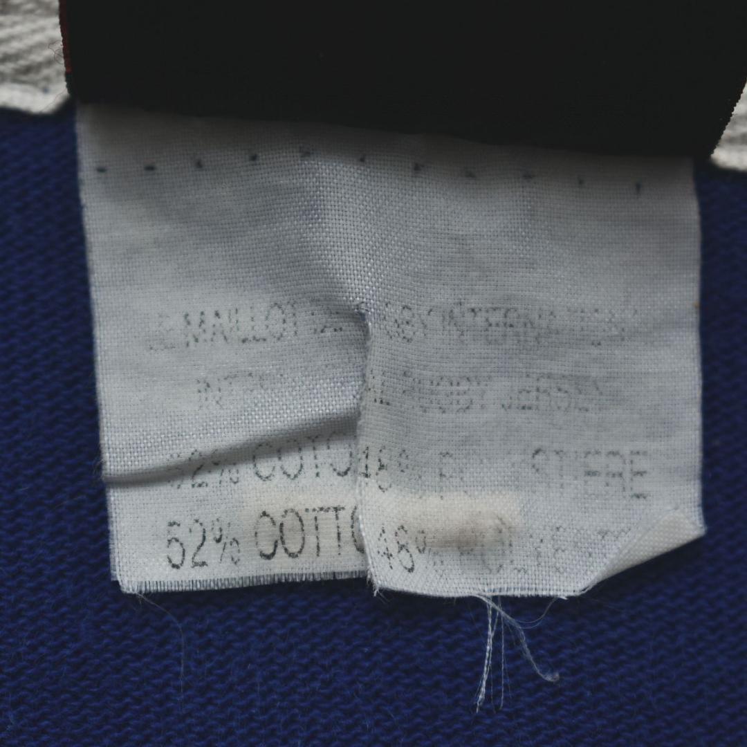 90s NZ製 カンタベリー 長袖 ラガーシャツ イタリア代表 2XL ボーダー